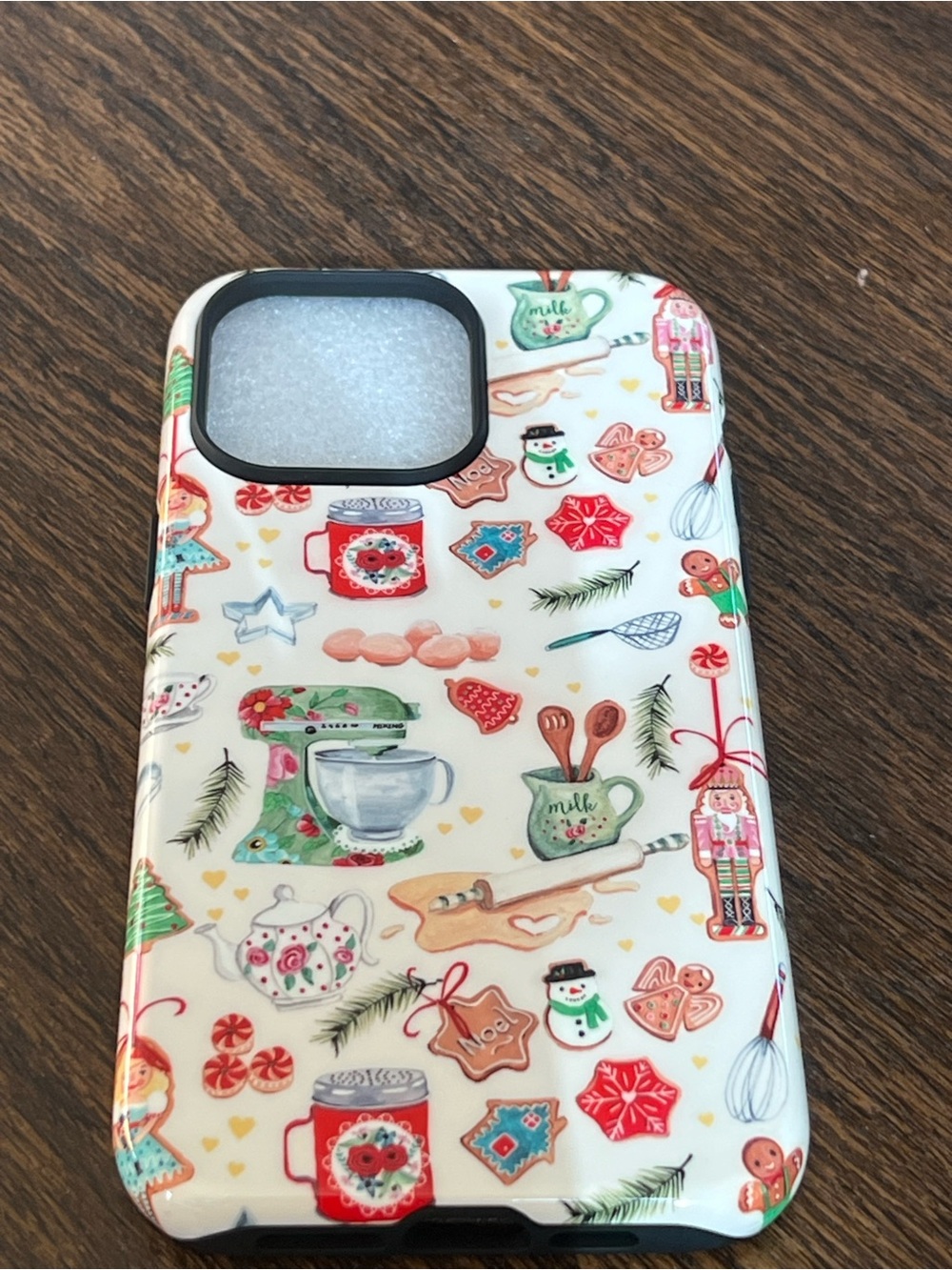 Decorative White Holiday Pattern Phone Case